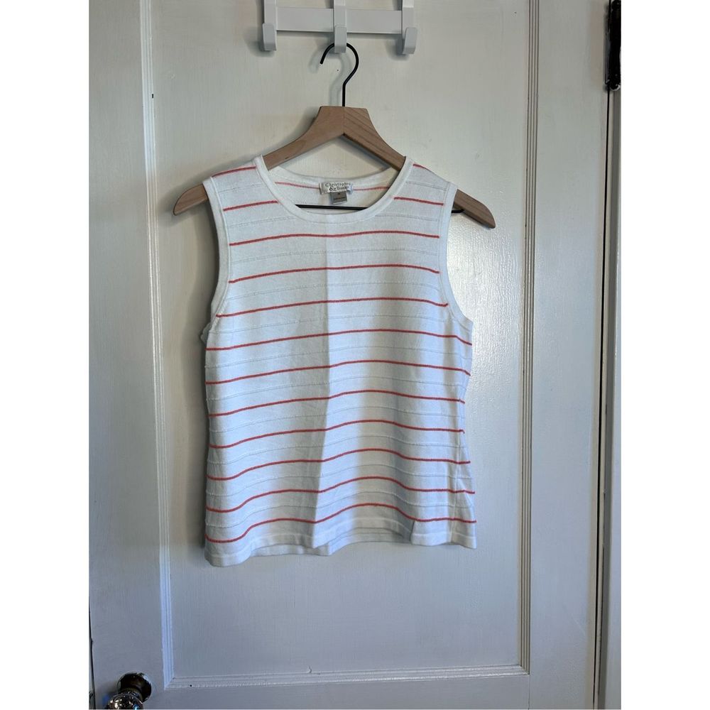 Christopher & Banks Striped Sweater Tank - M
